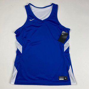 NEW Nike Reversible Basketball Jersey Womens Medium Blue White